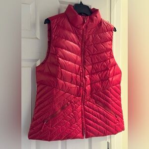 NWT Talbots Quilted Red Puffer Vest